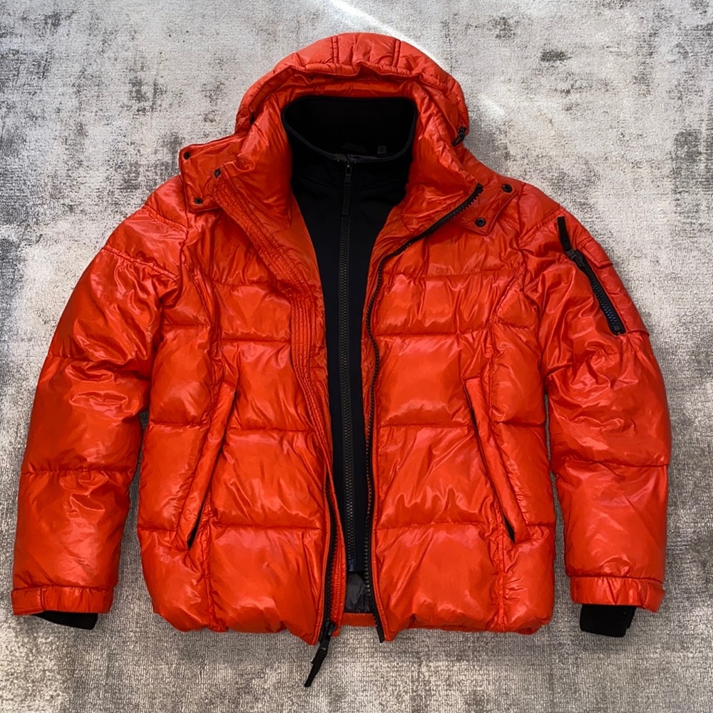 S13 orange Down puffer jacket